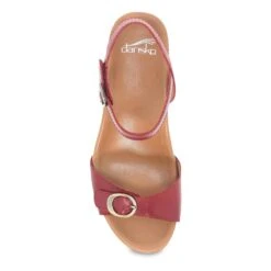 Dansko Arielle Red Glazed Leather -Dansko 1613221200 VIT