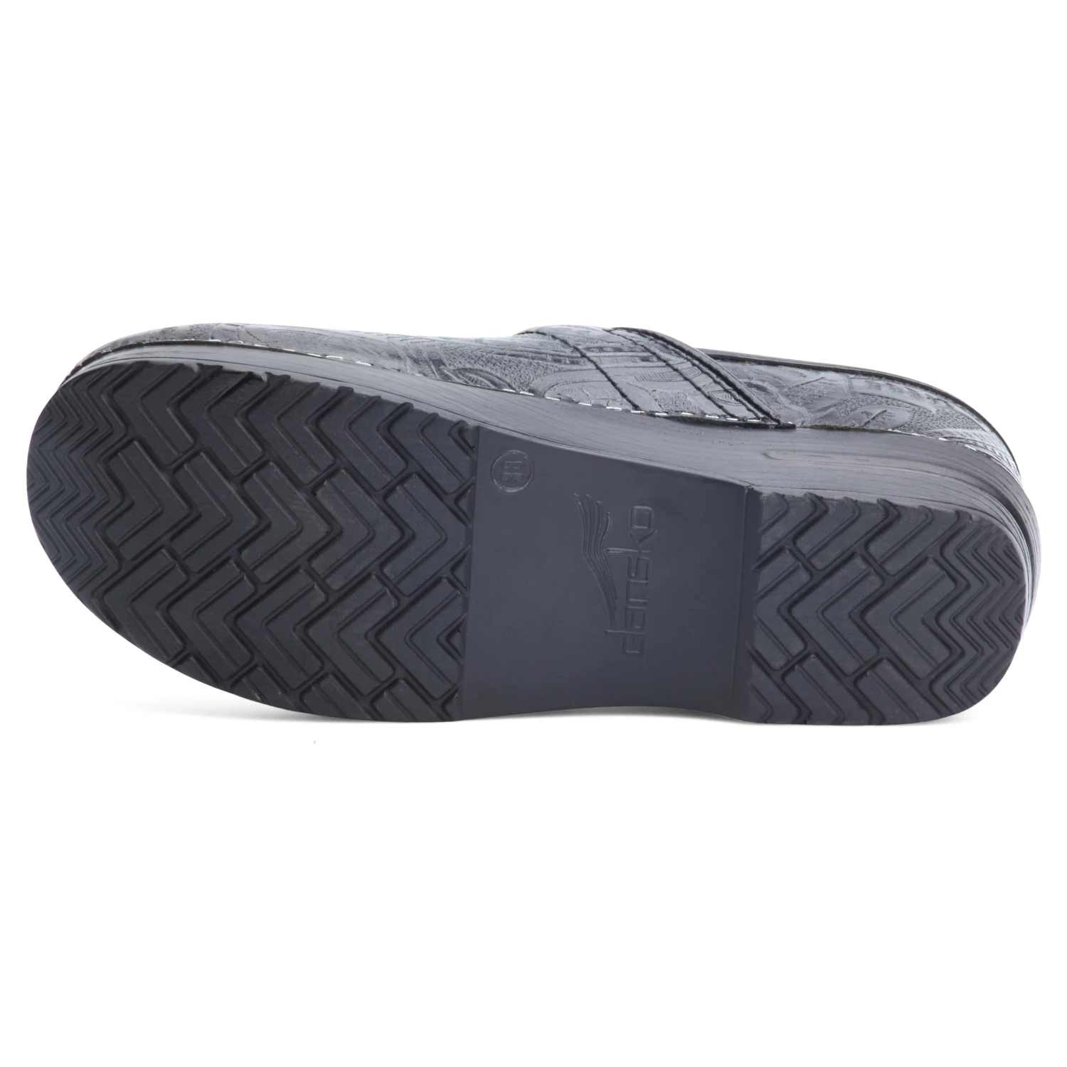 Dansko Wide Pro Black Tooled 8 Dansko Wide Pro Black Tooled - Image 6