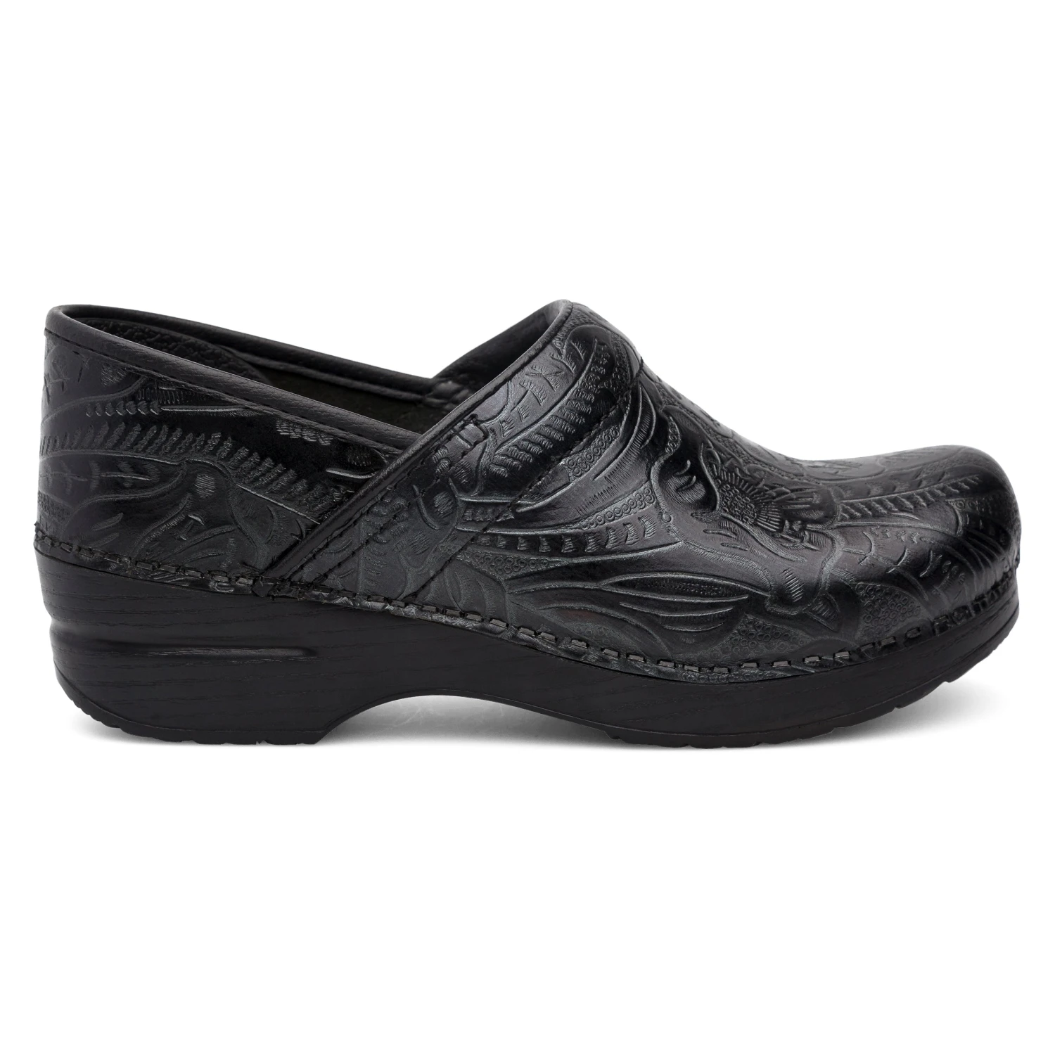 Dansko Wide Pro Black Tooled 4 Dansko Wide Pro Black Tooled - Image 2