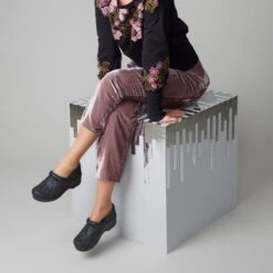 Dansko Professional Black Glitter -Dansko s24 professional glitter black onfoot 2400x2400 1